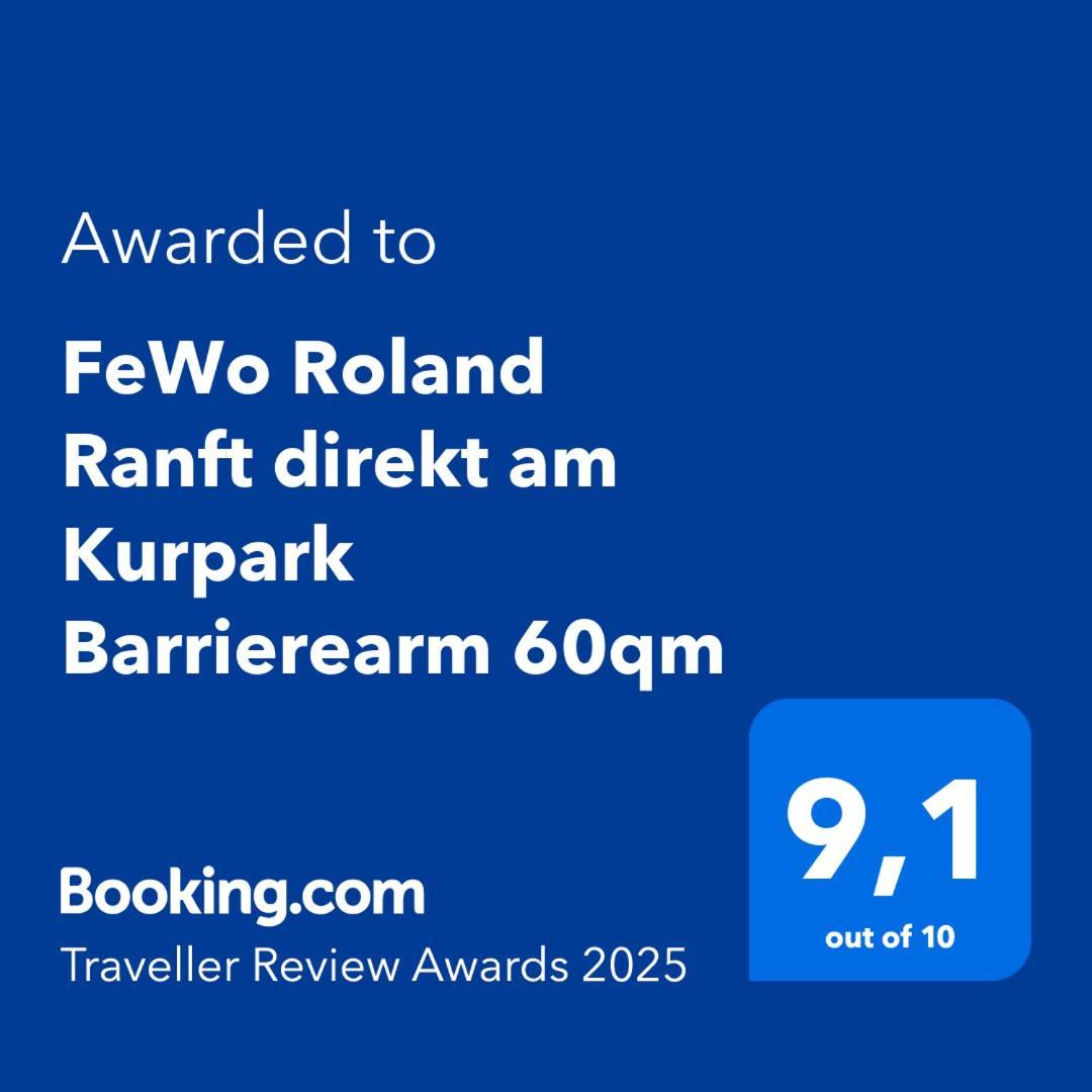 Fewo Roland Ranft Direkt Am Kurpark Barrierearm 60Qm Bad Elster Exterior photo